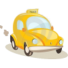 Taxi - イラスト - 