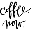 Coffee Text - イラスト用文字 - 