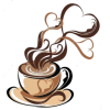 Coffee steam - Ilustrationen - 