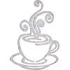 Coffee with Steam Metal Wall Decor - Illustrations - $10.99 
