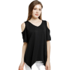 Cold Shoulder Shirt - Shirts - 