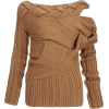 Cold Shoulder Winter Sweater - Maglioni - 