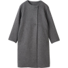 Collarless Coat - Jacket - coats - 