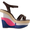 Color block wedges - ウェッジソール - 