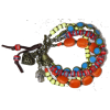 Colorful Chunky Beaded Multi Strand  - Bracelets - $54.00 