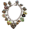 Colorful Heart Locket Necklace - Ogrlice - 
