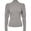 Comeo Rose grey knit jumper - Swetry - 