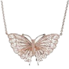 Rose Gold Butterfly Necleace - Necklaces - 
