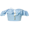 Conmoto Casual Beach Crop Top - 半袖衫/女式衬衫 - $9.99  ~ ¥66.94