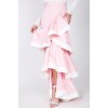 Contrast Hem Ruffle Layer Maxi Skirt - Obleke - $74.25  ~ 63.77€