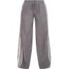 Contrast Stripe Pants Grey - Pantalones Capri - 