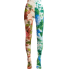 Contrast print  leggings - Tajice - 