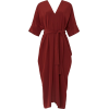 Co red belted dress - sukienki - 