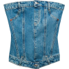 Corset Style Denim Top - Tanks - $45.90  ~ £34.88