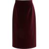 Costarellos Velvet Pencil Skirt - 裙子 - 
