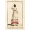 Costume Parisien 1818 plate nr 1708 - Ilustracije - 