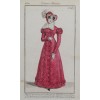 Costume Parisien 1822 plate nr 2047 - Ilustracije - 