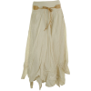 Cotton Belted Gypsy Skirt - Faldas - 