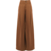 Cotton Canvas Wide-Leg Pants - Pantalones Capri - 