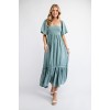 Cotton Gauze Maxi Dress - Dresses - $107.25 