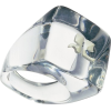 Courrèges Transparent Ring - Aneis - $67.00  ~ 57.55€