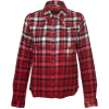 Crafted Dip Dye Checked Shirt - Рубашки - длинные - 