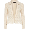 Cream Lace Jacket - Jaquetas e casacos - 