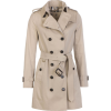 Cream trench coat - アウター - 