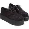 Creepers Black - 厚底鞋 - 