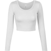 Cropped Shirt - 半袖衫/女式衬衫 - 
