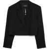 Cropped blazer with back ties - Jakne i kaputi - 
