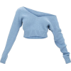 Cropped sweater - プルオーバー - 