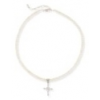 Cross Pearl Necklace - Ogrlice - 