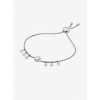 Crystal Silver-Tone Logo Slider Bracelet - 手链 - $95.00  ~ ¥636.53