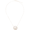Crystal Logo Pendant Necklace - Ogrlice - 