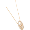 Crystal Logo Pendant Necklace - Necklaces - 