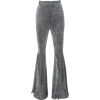 Crystal embellished flare leg trousers - Capri-Hosen - 