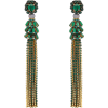 Crystal-embellished tassel earrings - Ohrringe - 