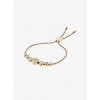 Cubic Zirconia Gold-Tone Slider Bracelet - ブレスレット - $95.00  ~ ¥10,692