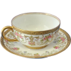 Cup & Saucer Jean Pouyat Limoges C1900s - Items - 