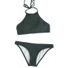 Cupshe Fashion Women’s Matcha Ice Cream Halter Bikini Set Beach Swimwear Bathing Suit - 泳衣/比基尼 - $26.99  ~ ¥180.84