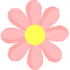 Cute Pink Flower - Rastline - 