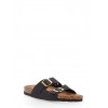 Cutout Double Strap Footbed Slide Sandals - Sandálias - $12.99  ~ 11.16€