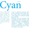 Cyan text - Textos - 