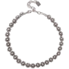 DANNIJO Silver and gunmetal-tone crystal - Necklaces - 