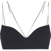 DAVID KOMA black crepe bra top - Donje rublje - 