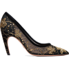 D-CHOC HIGH-HEELED SHOE EMBROIDERED WITH - Klasyczne buty - 