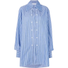 DELADA striped oversized shirt - Рубашки - короткие - 