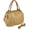 DELILA Classic Doctor Style Designer Inspired Large Handbag Satchel Purse Shopper Hobo Tote Bag w/Shoulder Strap Beige - Bolsas pequenas - $12.50  ~ 10.74€
