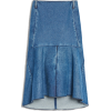 DENIM GODET SKIRT - Spudnice - 